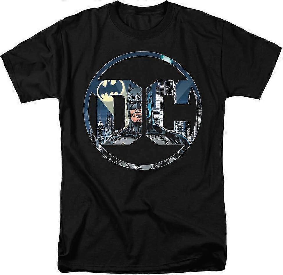 Camiseta e Adesivos com Logo do Batman Clássico Material moderno retrô