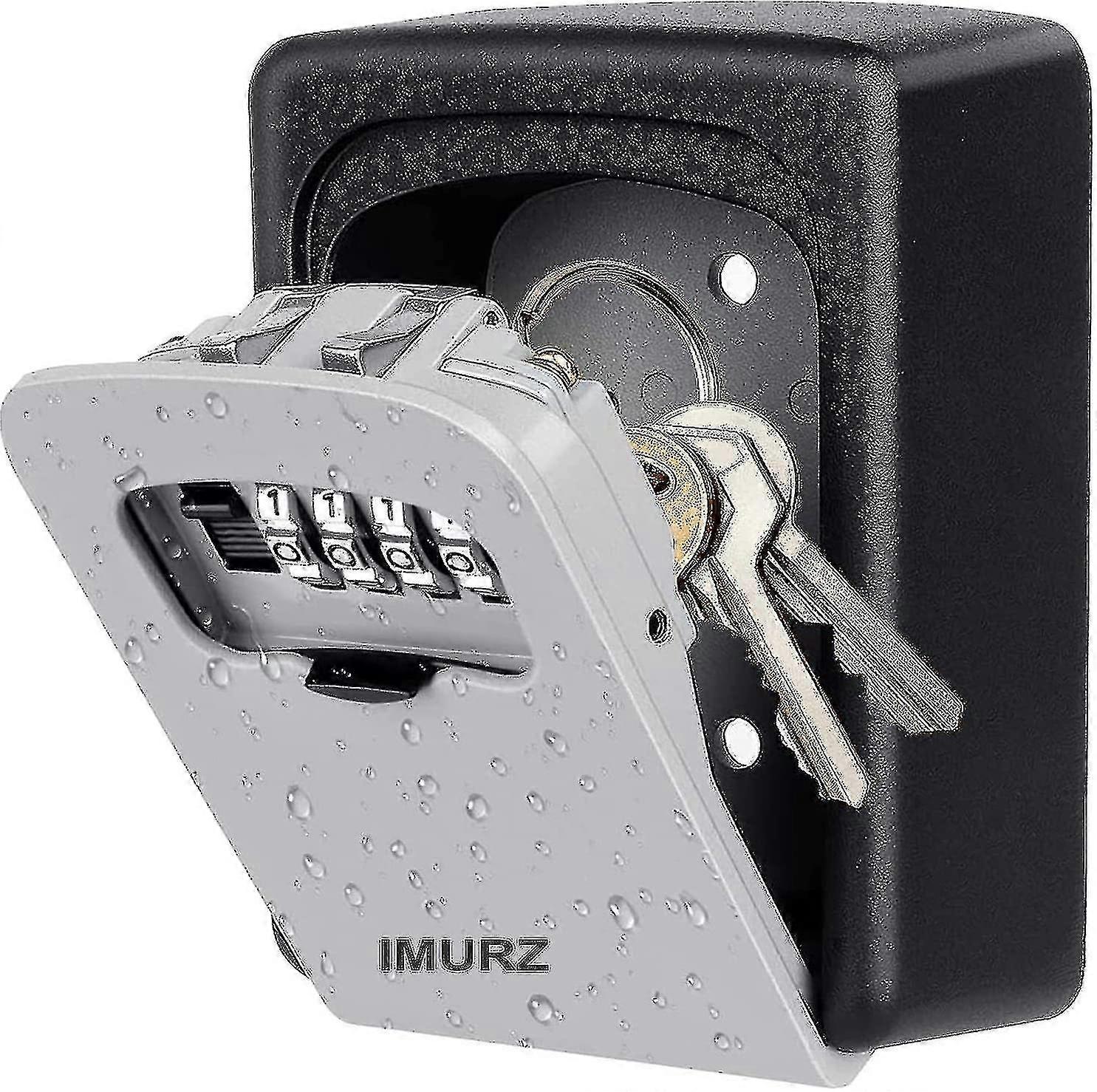 Piao Key Safe Box, Mounted Key Box, High Se 4 Digit Key Box And R , For Indoor Outdoor Home Gara Gym