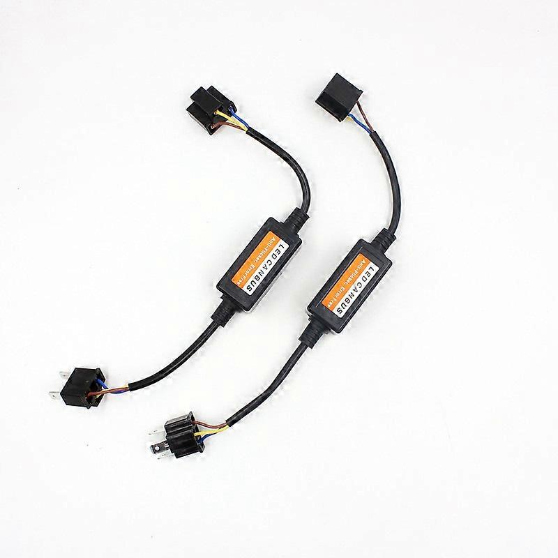 H4 h7 h11 9005 Car LED Headlight Canbus Decoder EMC Error Free Anti Flicker Resistor Canceller For h1 h7 H4 LED Headlights Kit