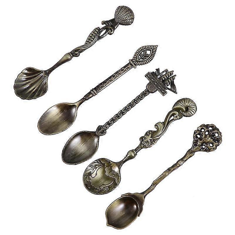 5pcs Retro Spoon-c