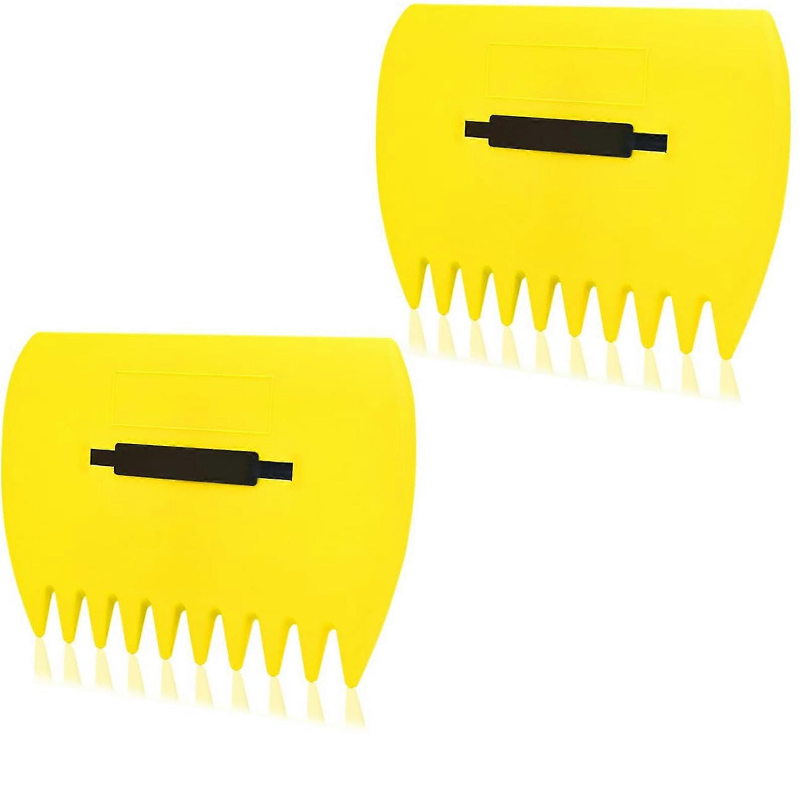 Leaf Scoops Hand Rakes, Lightweight Large Leaf Grabbers for Picking Up Leaves, Clippings, Grass