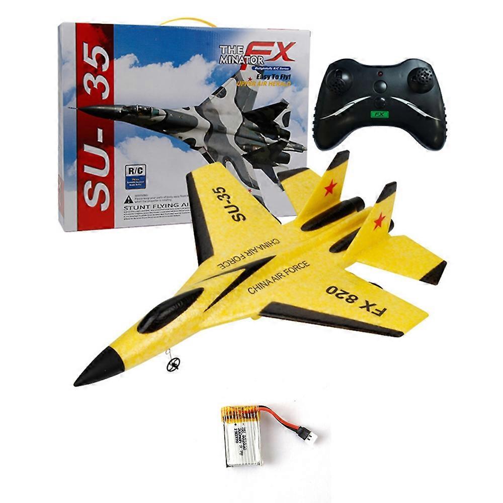 Electric Automatic Balance Wireless Control RC Airplane Fighter 200M EPP Material Anti Crash LED Lighting Fixed Wing RC Plane