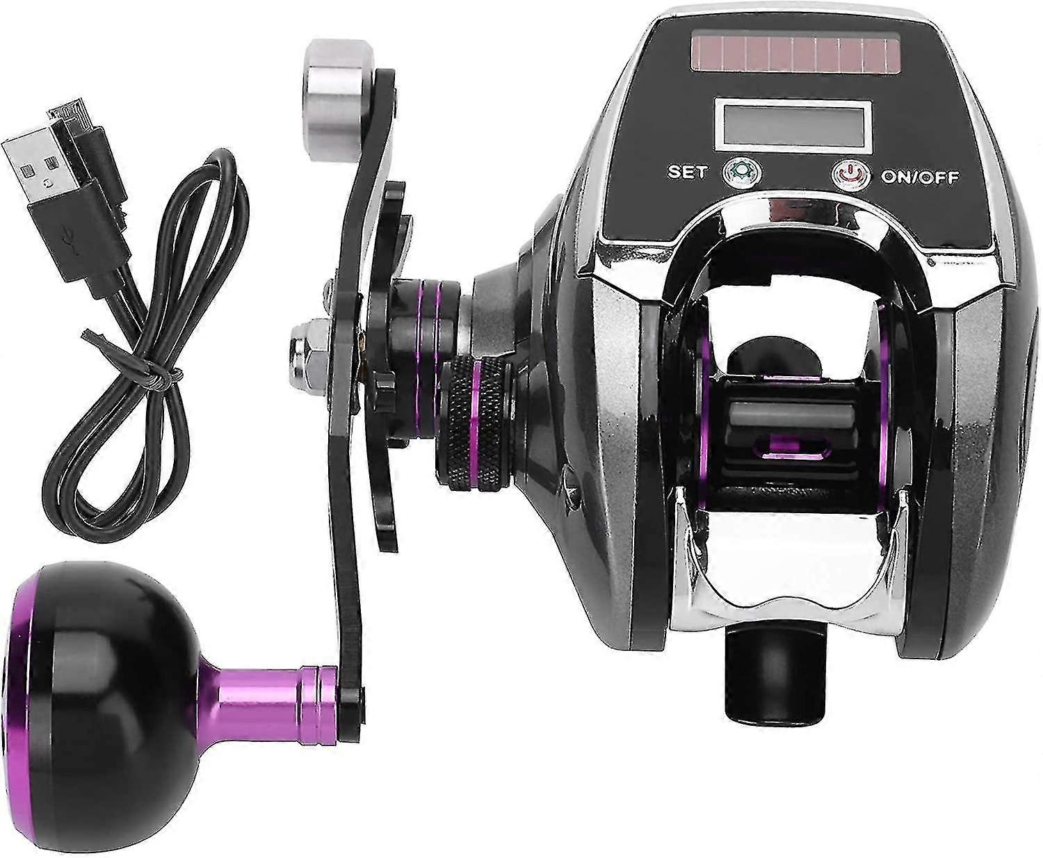 Digital Elektrisches Angeln Rad LED Display Köder Köder Casting Angelrolle Rechargeabl Links