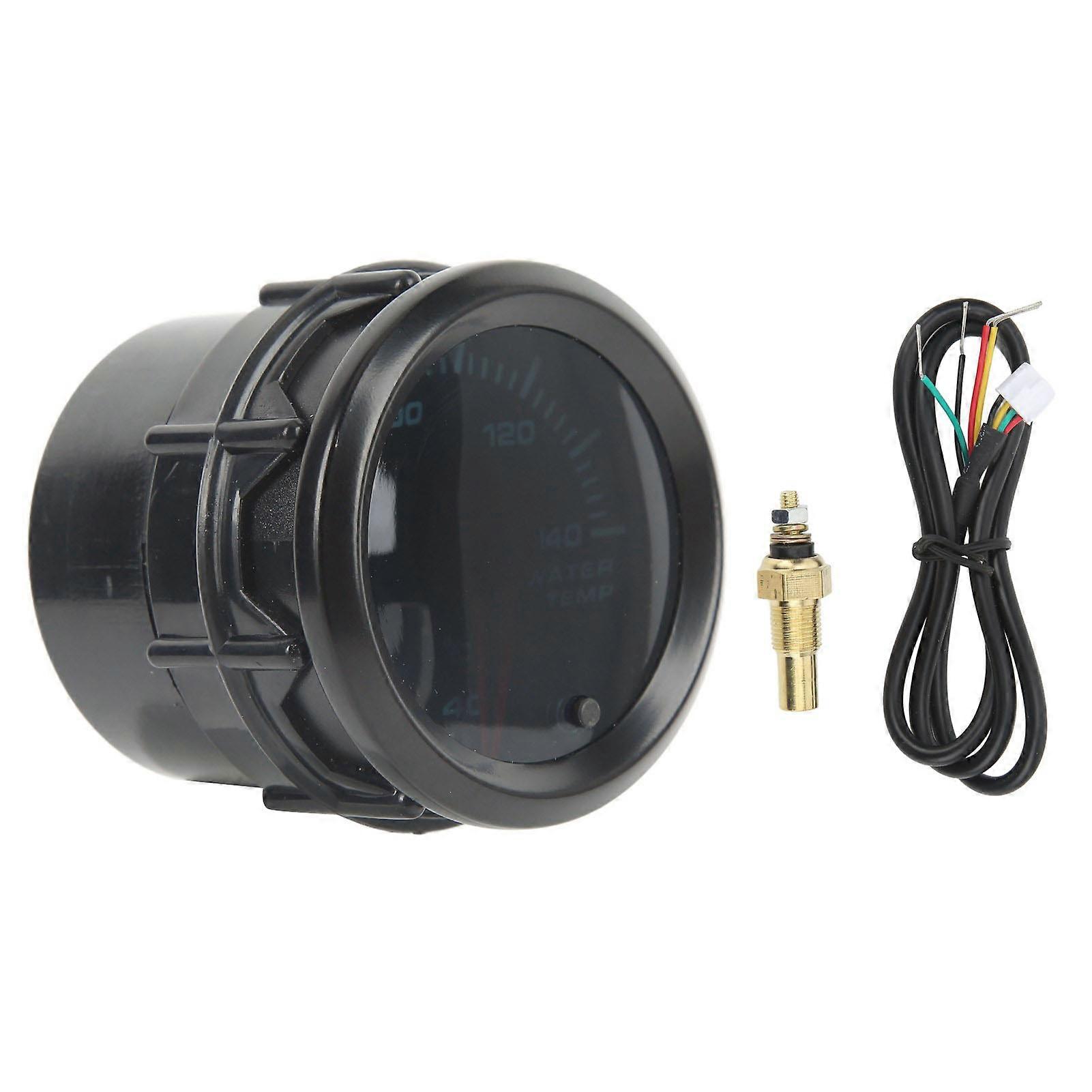 Jauge de température de liquide de refroidissement à eau LED 52mm/2in 7 couleurs avec capteur pour modèles modifiés à l’essence