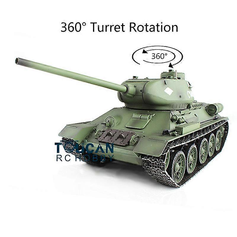 2.4G 1/16 Scala TK7.0 Plastica Versione Base Soviet T34-85 RTR RC Carro Armato 3909 360 Torretta Dipinto Modello