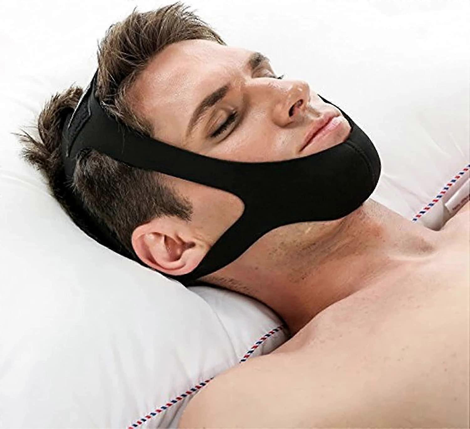 Upgraded Anti Snoring Chin Strap, Comfortable Natural Snoring Solution Snore Stopper, Anti Snoring Devices Snore Reducing Aids, Effective Flexible Adj