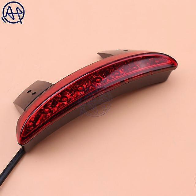 1pcs Motorcycle Rear Fender Edge LED Tail Warning Stop Light Smoke/Red/Clear Lens For Harley Iron 883 XL883N XL1200N Chopped