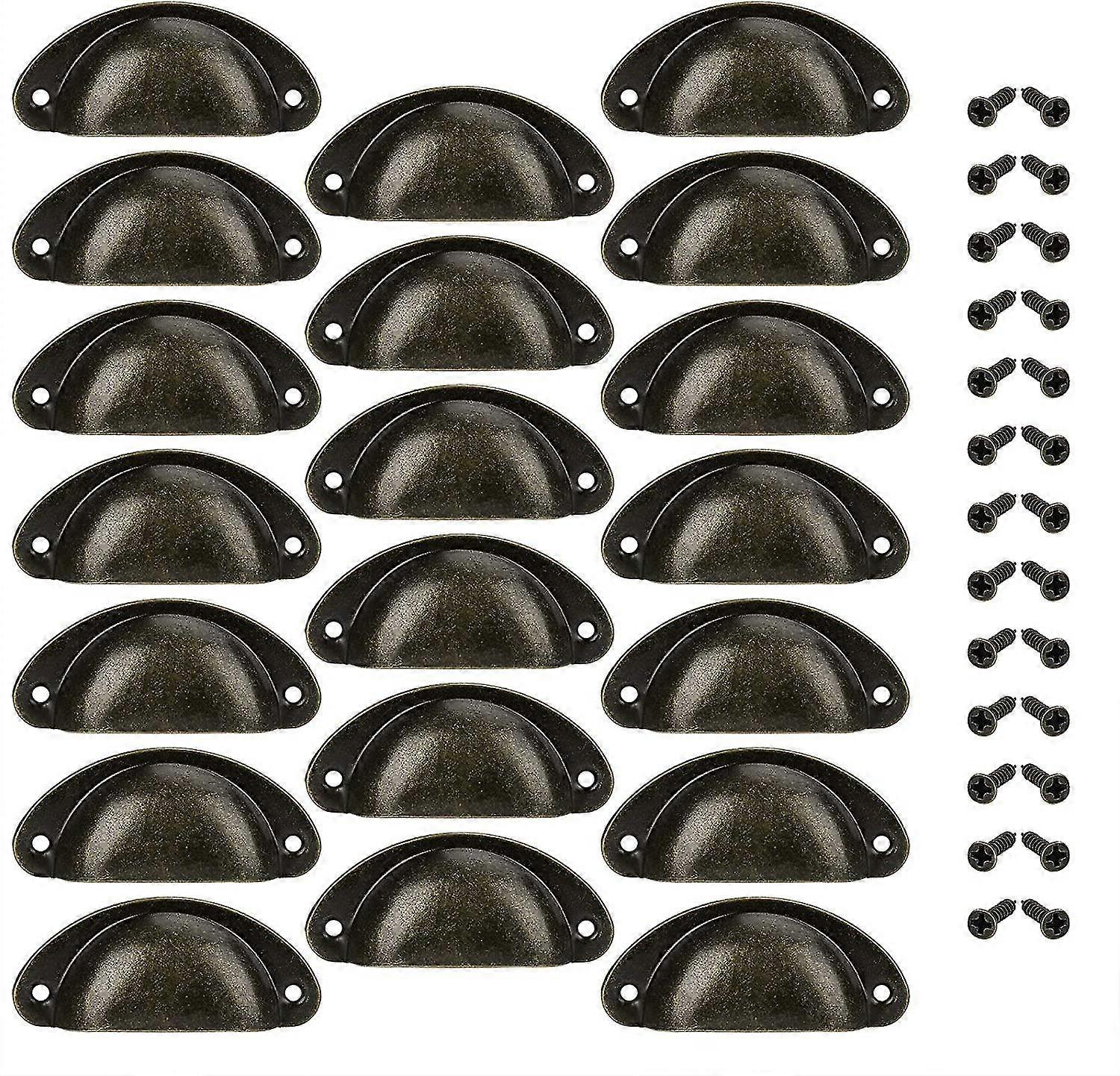 Shell Handle Vintage Handles Bronze Cabinet Drawer Handle With Screws For Cabinet Drawers