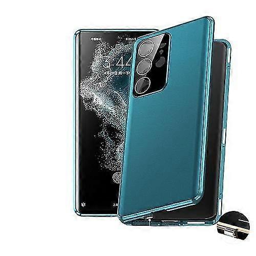 Double Sided Ph Case With Metal Frame And Protector Compatible With S22 S22+ S22 Ultra