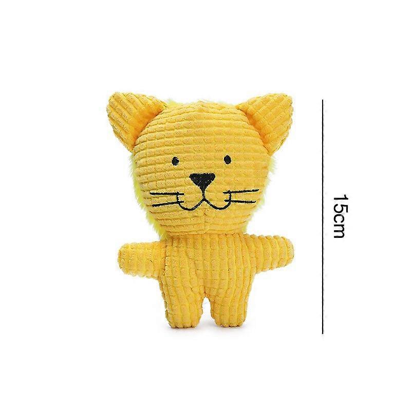 Cute Plush Toys Squeak Pet Cow Rabbit Animal Plush Toy Dog Chew Squeaky Whistling Involved Squirrel Dog Toys  Dog Supplies