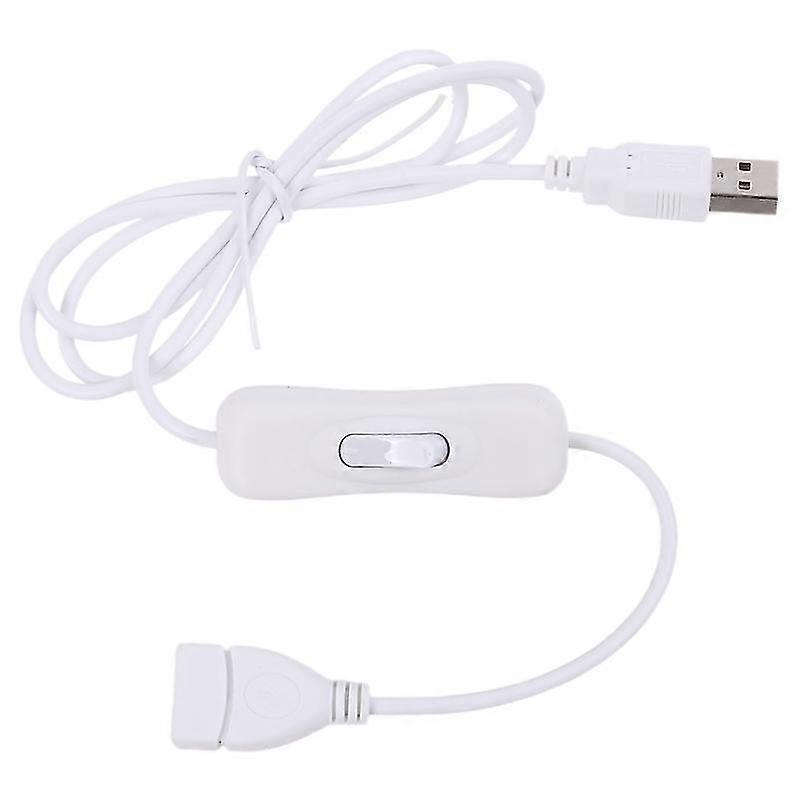 USB 2.0 Extension Cable with ON/Off Switch for USB LED Strips Fan Charger Laptop