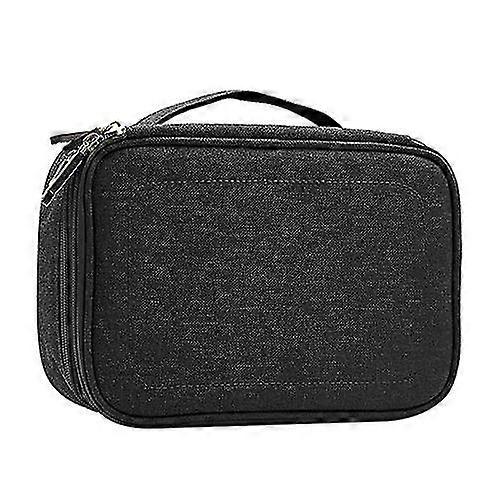 Oxford Multifunction Portable Data Cable Charger Storage Bag Cosmetic Case