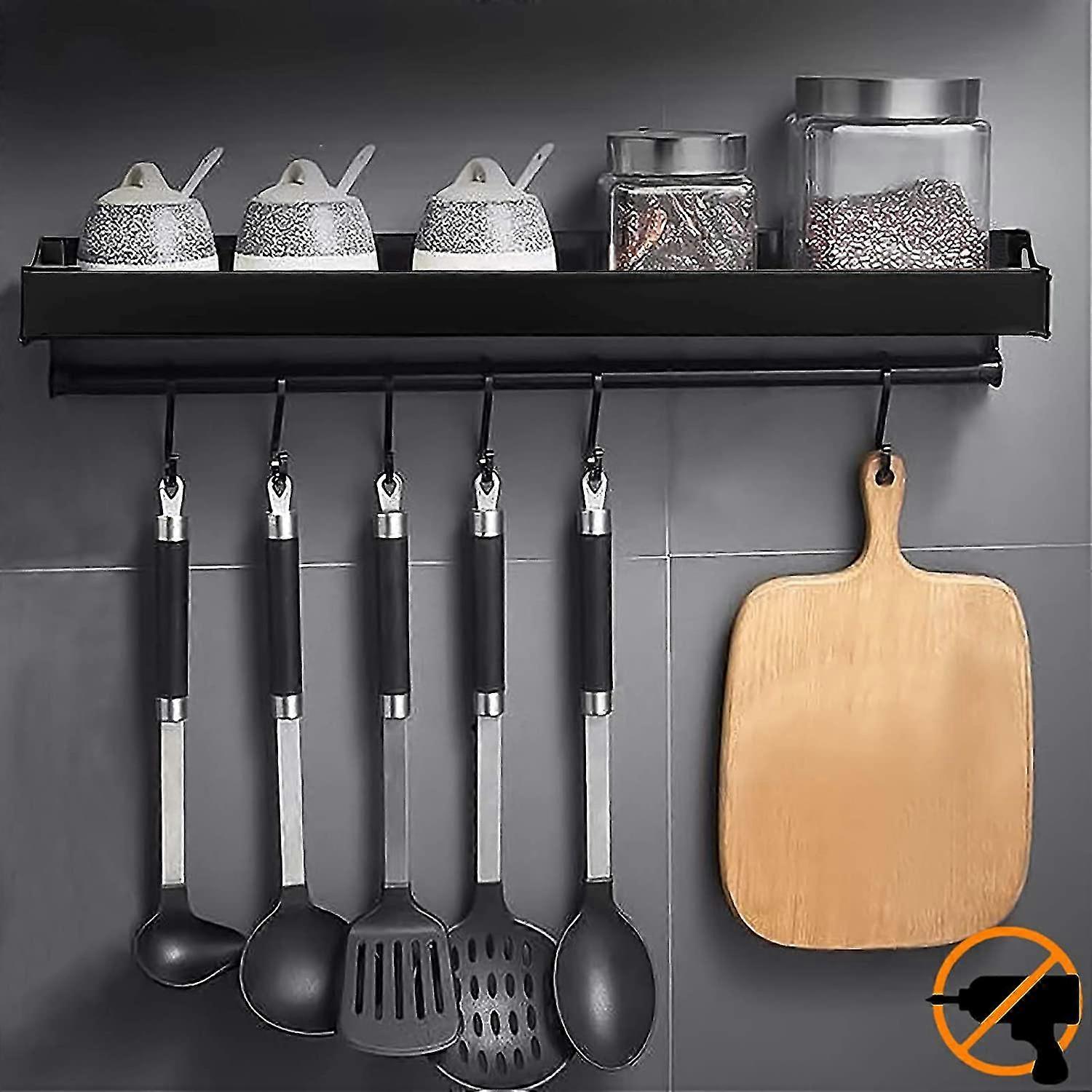 Floating Shelves Wall Mount For Kitchen Spice Rack For Bathroom