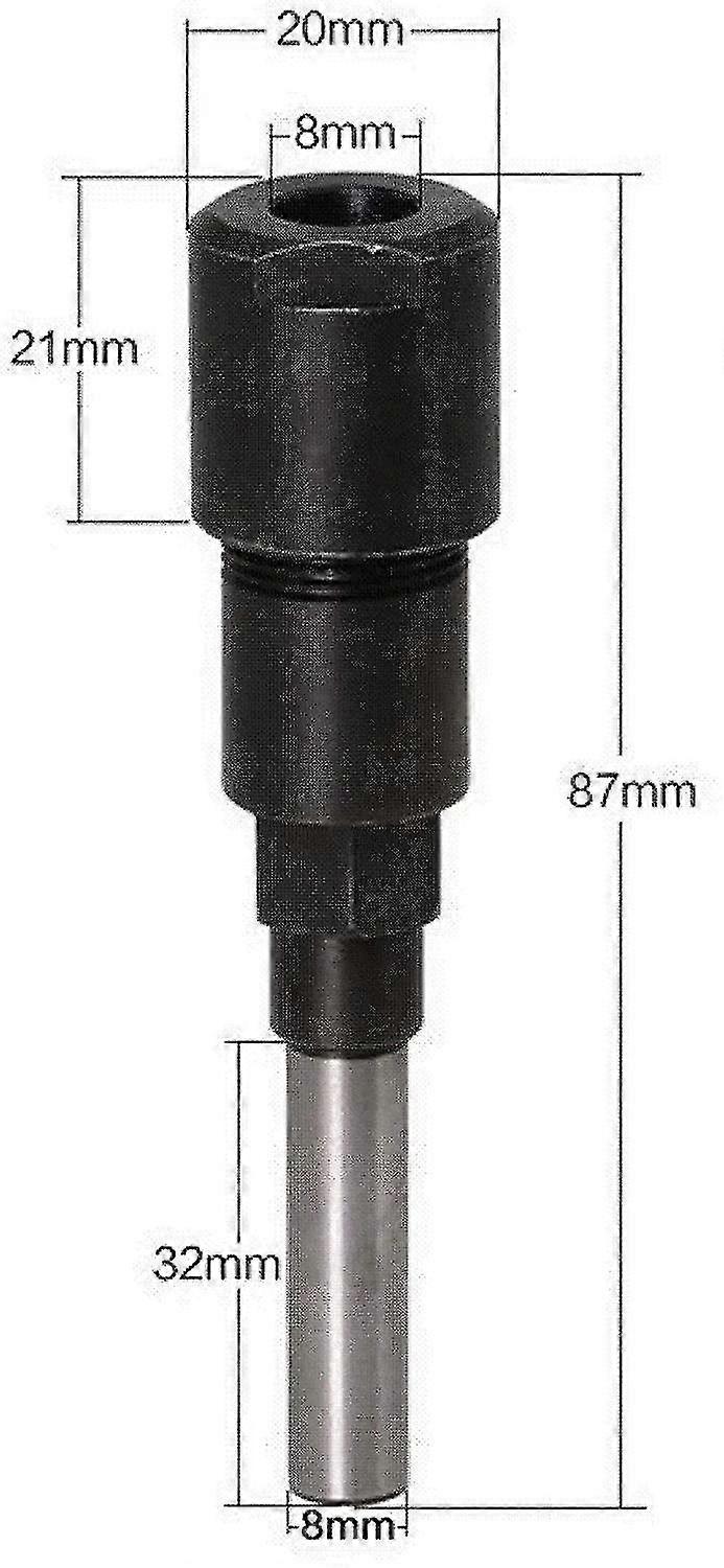 8 mm Skaft mill Chuck Förlängning -