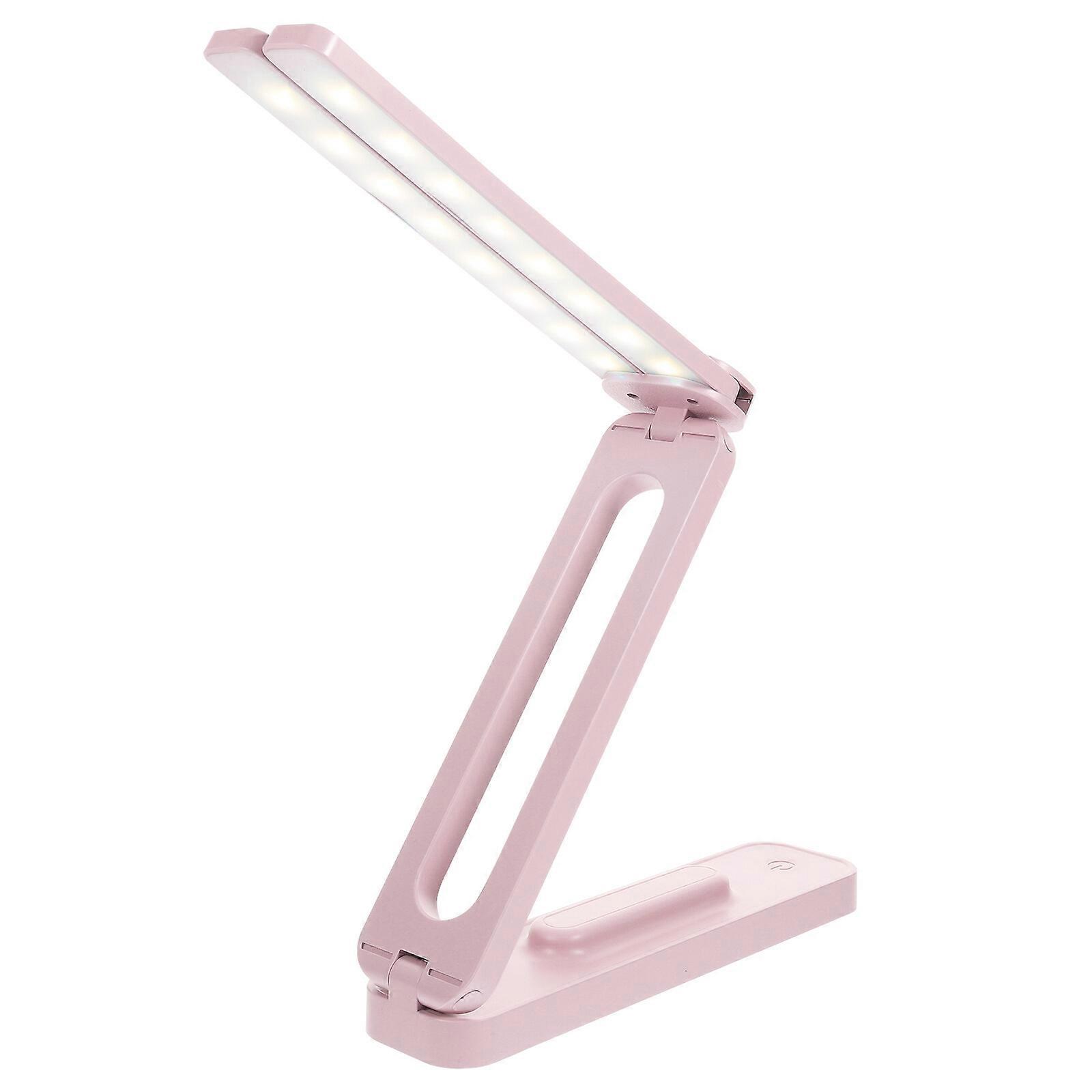 Double Head Folding Desk Lamp Led Reading Light Rechargeable Table Lamp USB Bedroom Nightlight