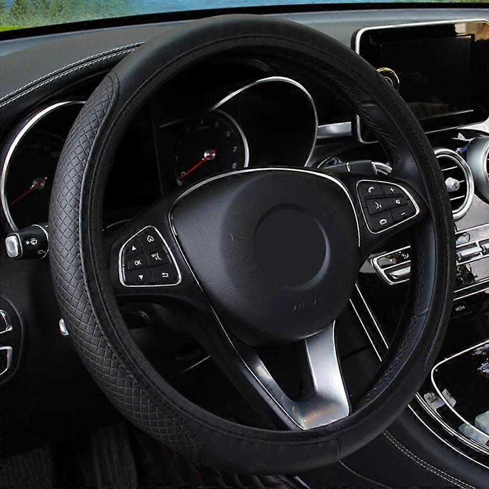 leather Steering Wheel Cover Car-styling for Honda Civic Accord Pilot Fit Crv S2000