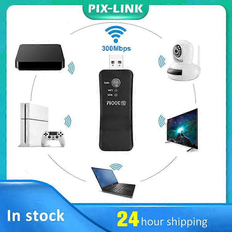 300Mbps Portable Wireless Repeater WiFi Repeater Increases Range Extender For Smart TV Network Adapter RJ45 Lan Port Repeater AP