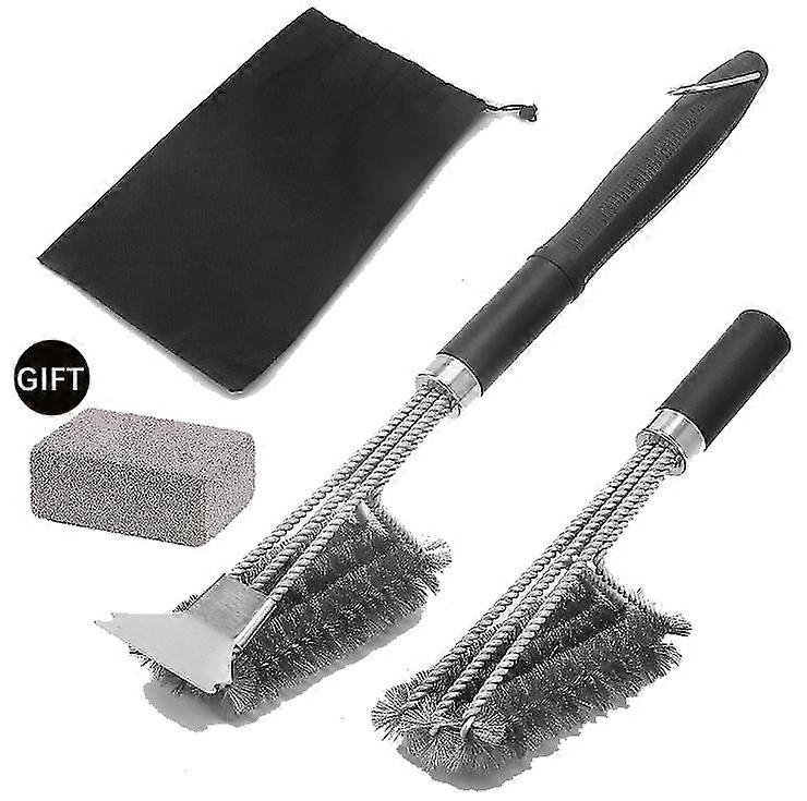 Grill Brush Scraper Extra Strong BBQ Cleaner Accessories Safe Wire Bristles Tool