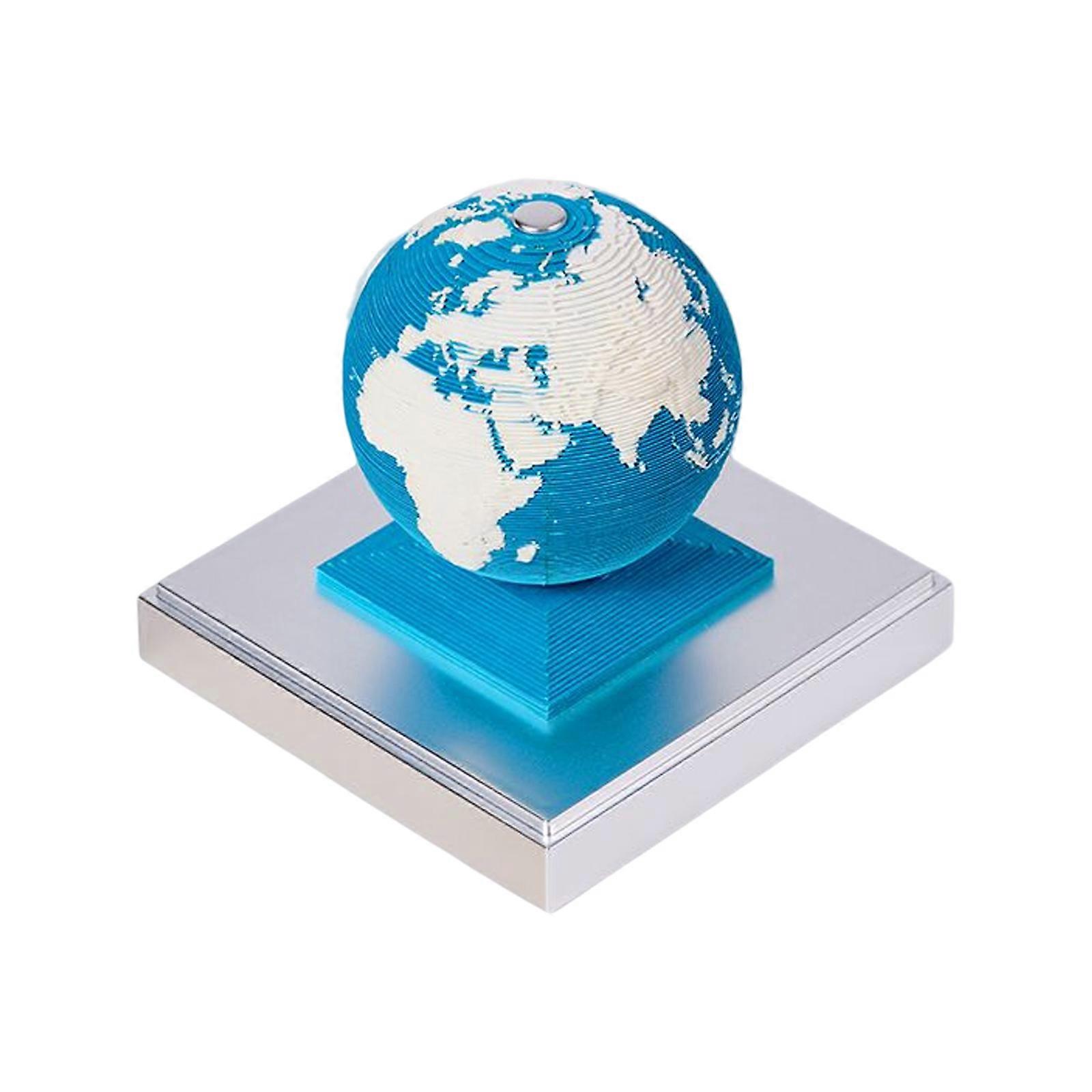 Earth Calendar - 3D Earth DIY Blue Red Model Table Calendar Decoration
