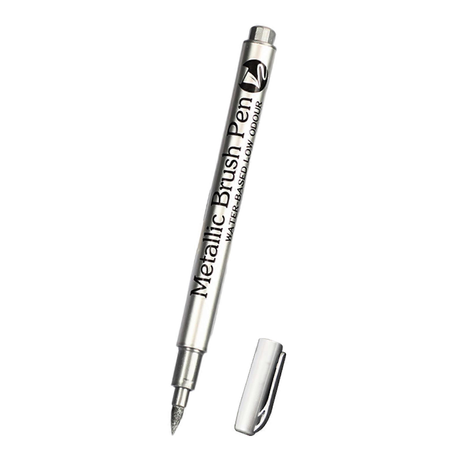 Graffiti Marker High Color-Saturation Waterproof Write Fluently Non-fading DIY Bright Color Metallic Marker Pen Signature Pen Home Supply QingHai