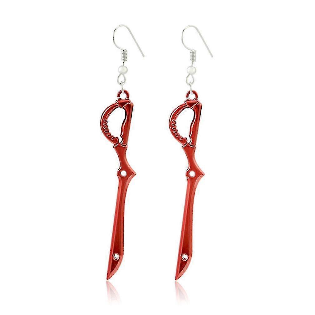 Kill La Kill Anime Earrings Eardrop Stud Gift Cosplay Prop Jewelry