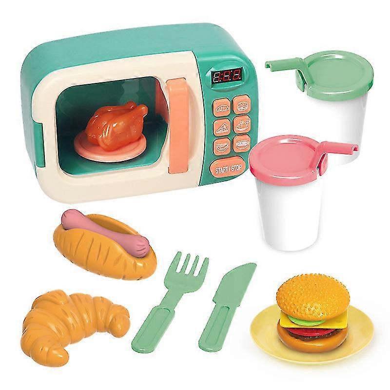 Jeux d'enfants Maison Jouets Simulation Petits Appareils Électrique Timing Cuisine Micro-ondes Four Jouet