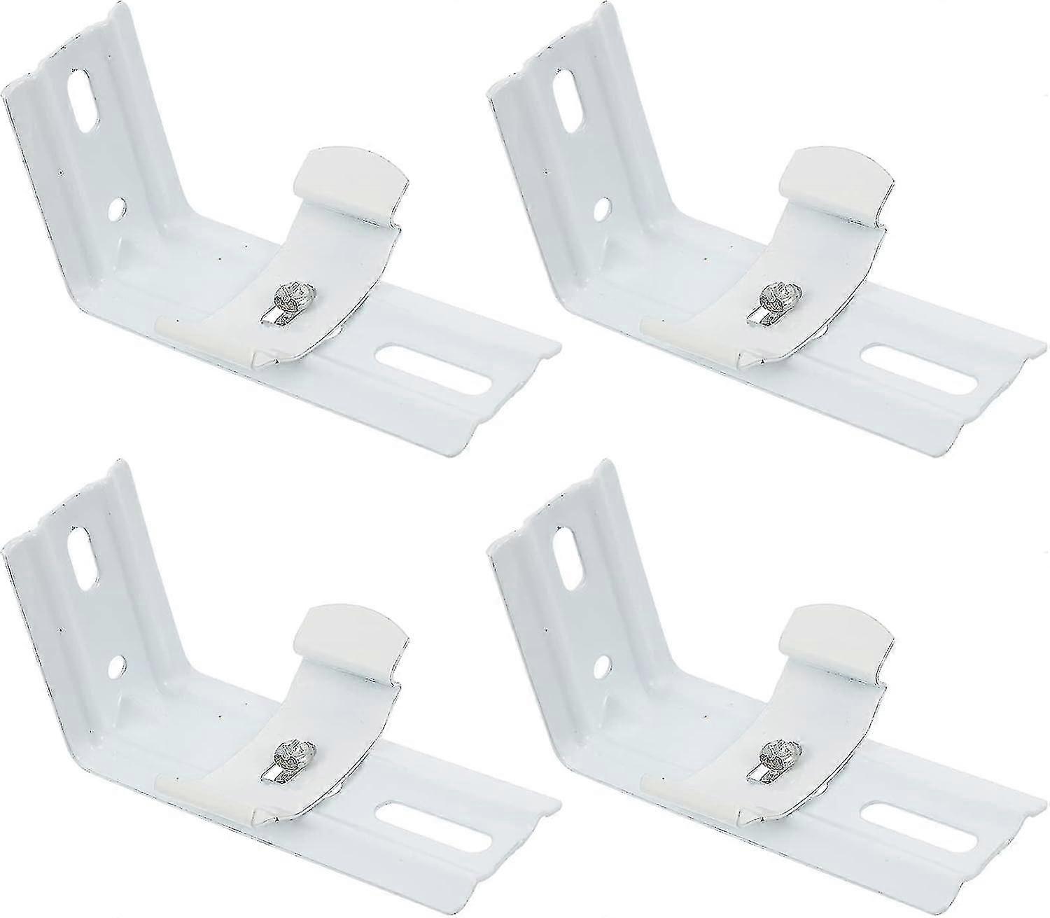 4pcs Vertical Blinds L- Shaped Brackets Blinds Curtain Track