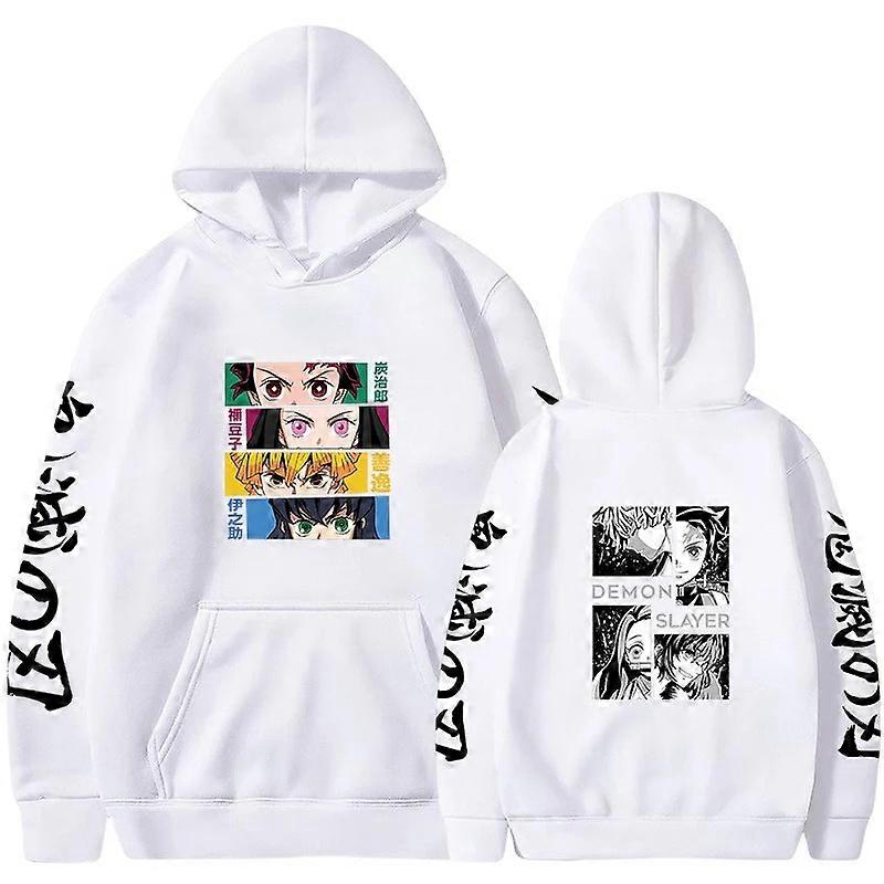 Demon Slayer Anime Hooded Hashibira Inosuke Printed Άνδρες Γυναίκες Hoodies Άνετο Oversized Sweatshirt Harajuku Mlae Streetwear