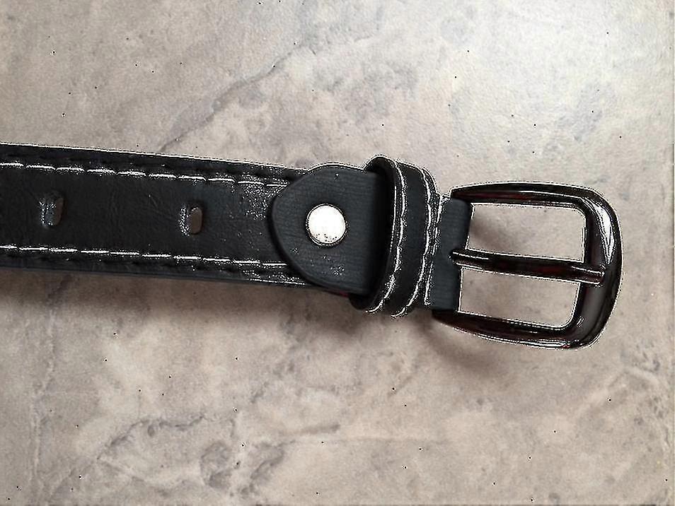 Cinturón de vestir, hebilla de aleación negro90cm