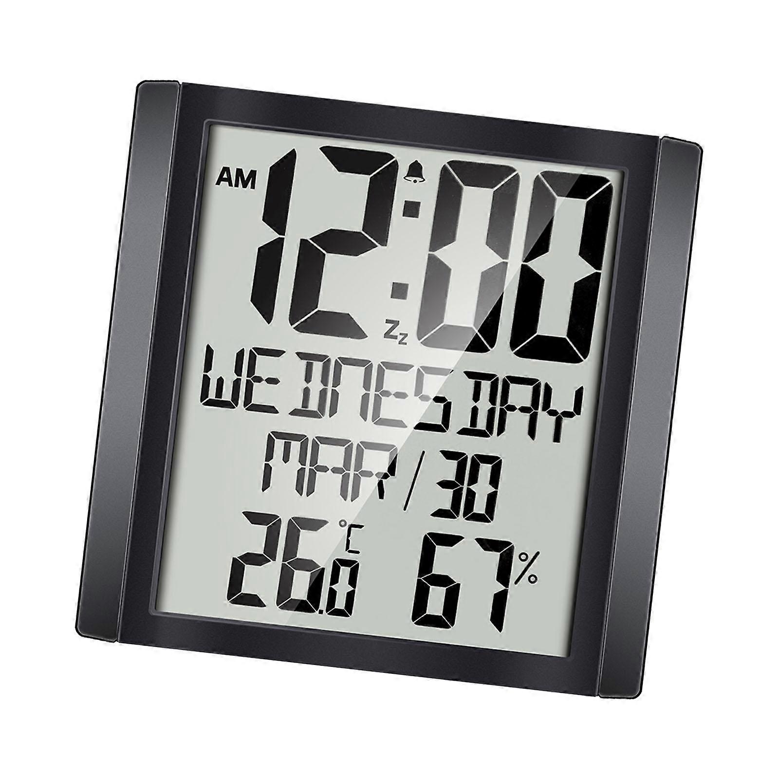 Digital Clock Alarm Setting 8.6 inch Wall Clock for Desktop Tabletop Shelf