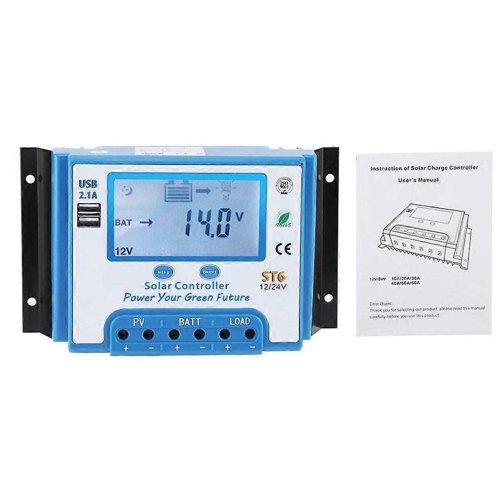 Off-grid Solar Controller Charger 12V/24V with Digital Display (40A)
