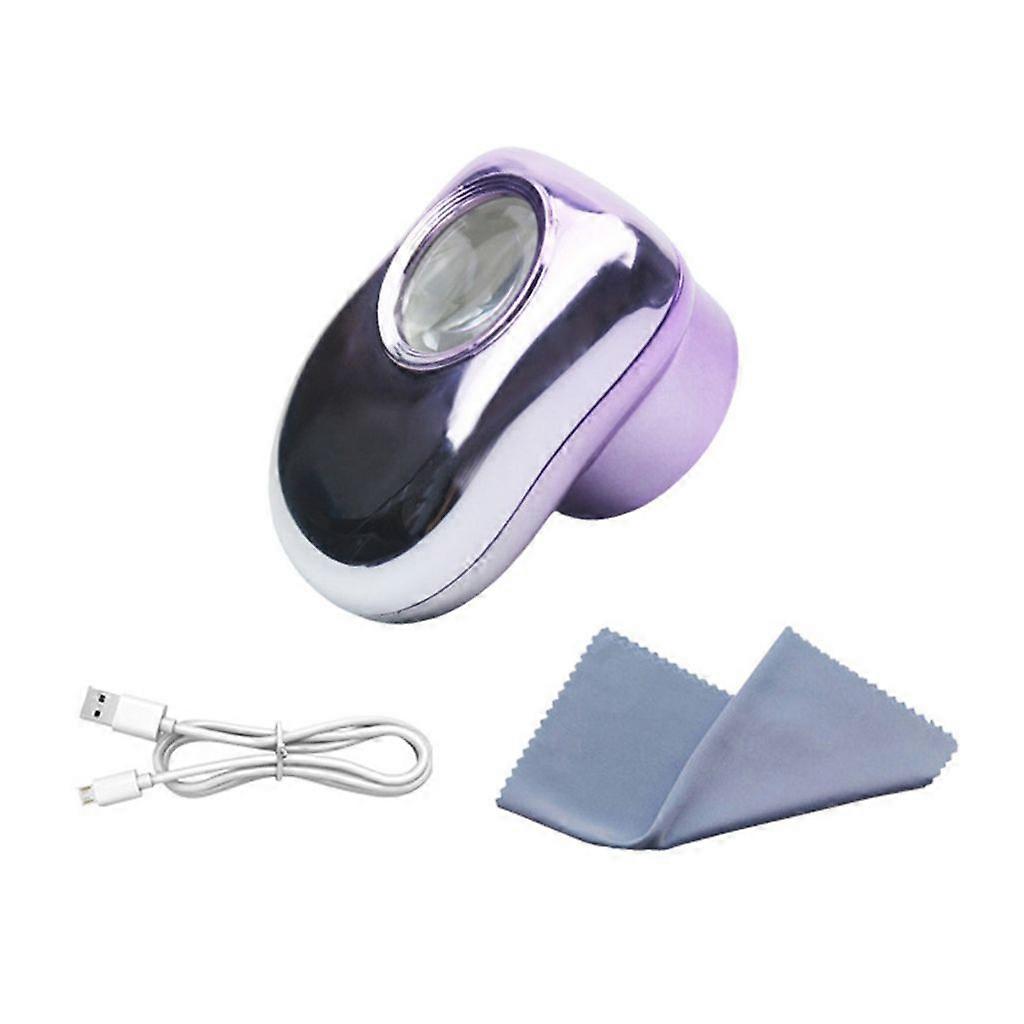Handheld Optical Glass Lens Magnifier with LED Light for Detailed Observations