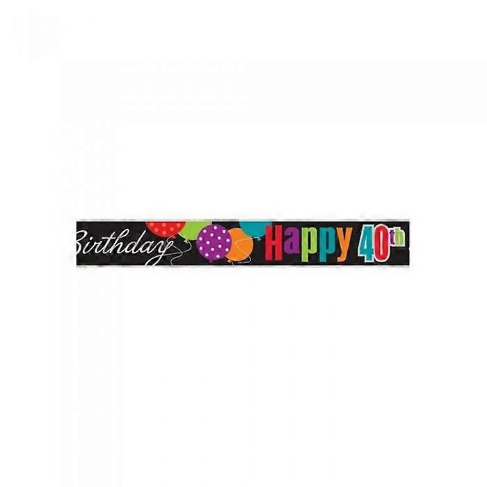 Unique Party Cheer 40th Birthday Banner