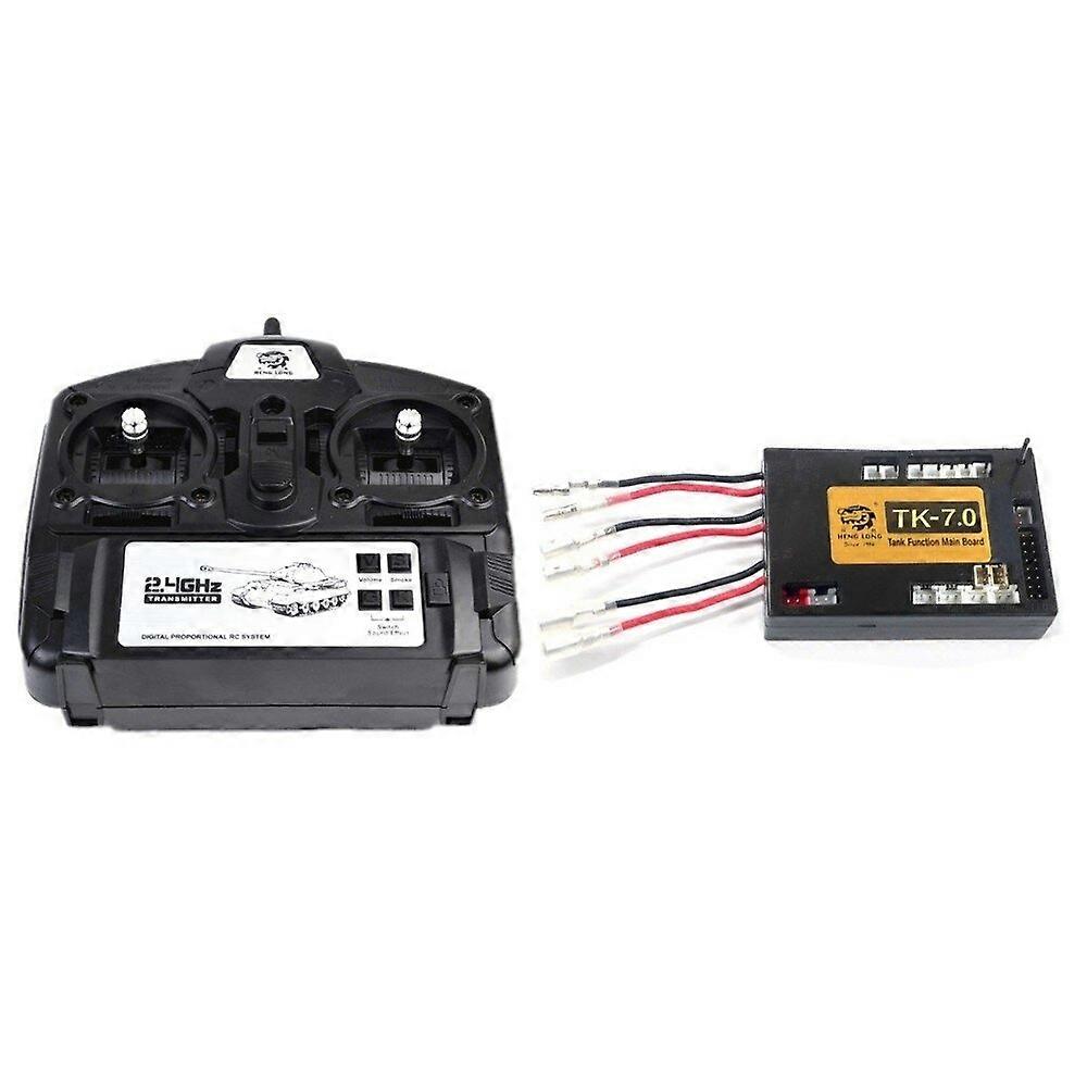7.0S Function Mainboard +2.4G Transmitter Remote Control System Set for Heng Long 1/16 Rc Car Tank M