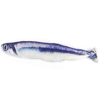 Simulation Fish Shape Realistic Durable Toy Simulation Catnip Wiggle Fish Toy Floppy Kitty Kitten Toy Interactive Cat Toy