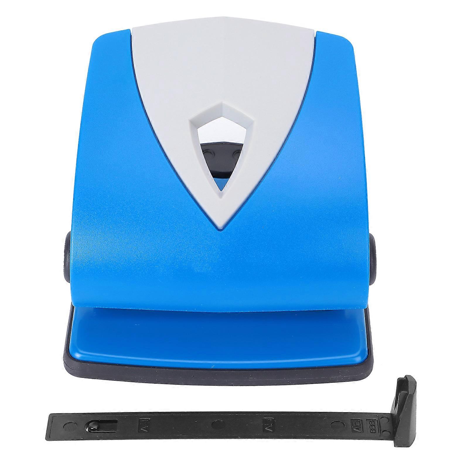 Hole Punch Small Plastic Adjustable Positioning Punching Machine for Stationery Binding