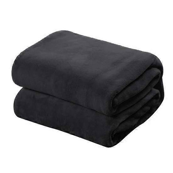 Soft Solid Color Warm Blanket Home Living Room Bedspread Cover Rug Sofa Decor