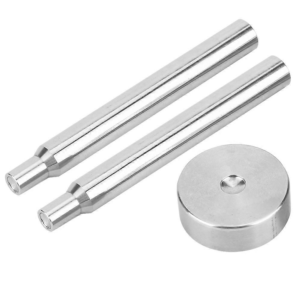 3 Pcs Double Side Base Rivet Installing Tool Stainless Steel Push Set
