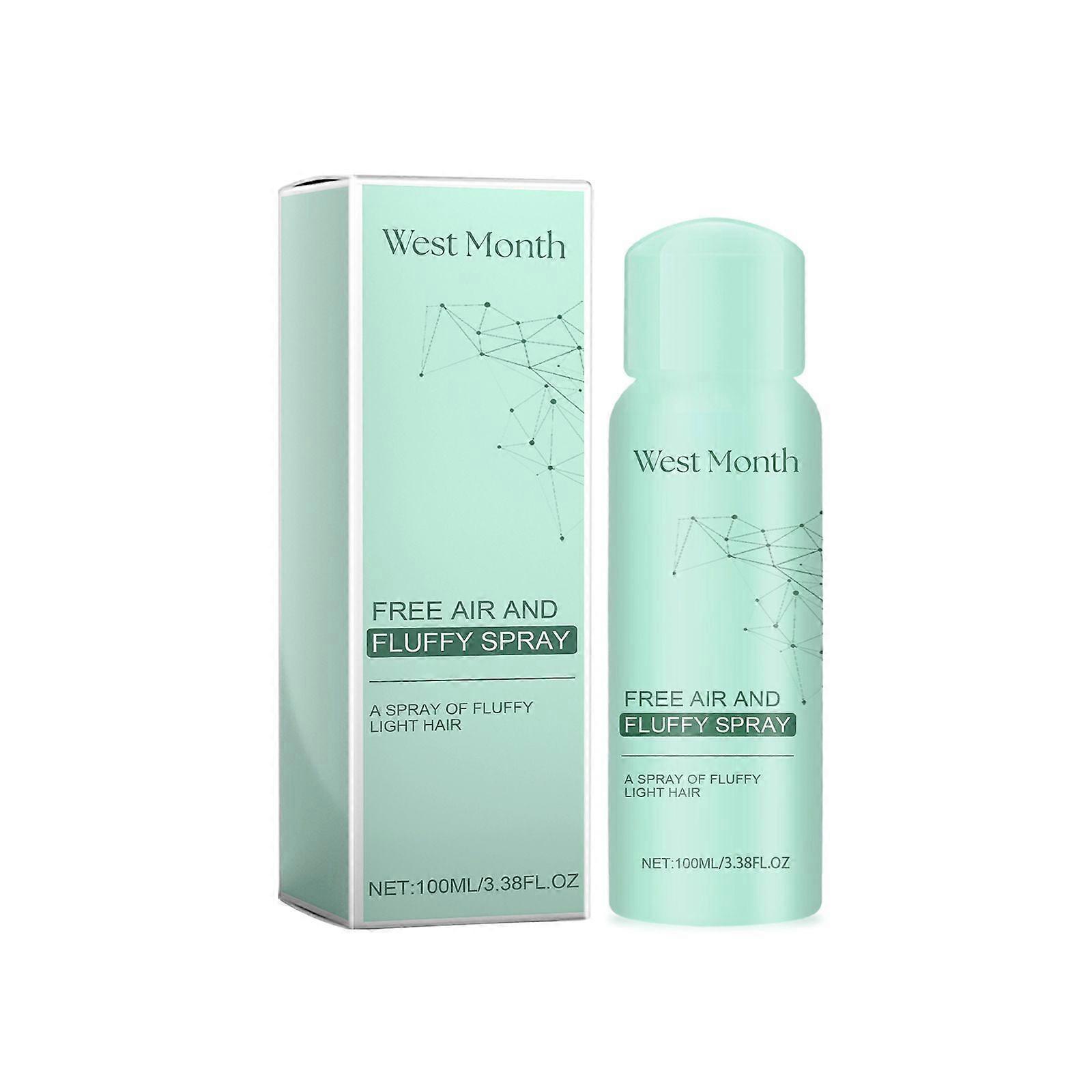 West Month Volumizing And Refreshing Hair Spray Lazy Leave-In Spray Hair Feels Airy And Non-Greasy