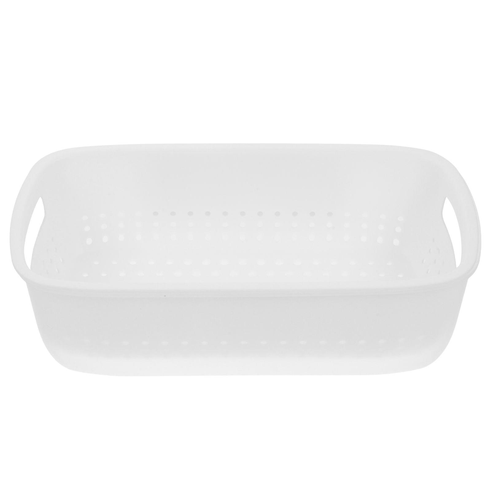 1pc Drain Basket Double Layer Wall-mounted Fruit Vegetable Food Washing Strainer