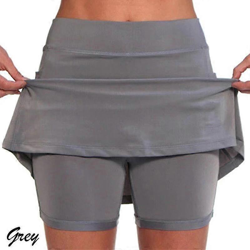 5 színű edzőszoknya rövidnadrág egyszínű női divat futószoknya zsebekkel tenisz