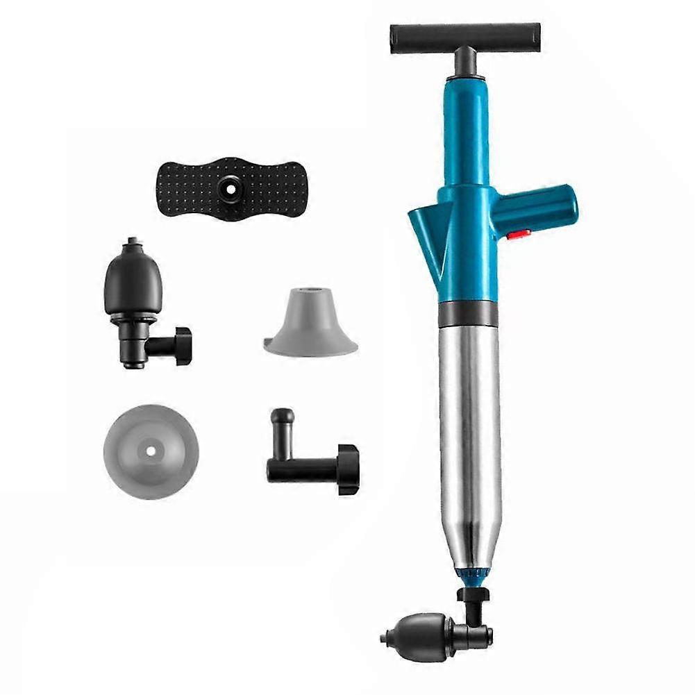 Toilet Clogged Unclogging Device Pipe Plunger High Pressure Drain Plunger Dredge Clog Bath Toilets Bathroom Shower Sink Bathtub