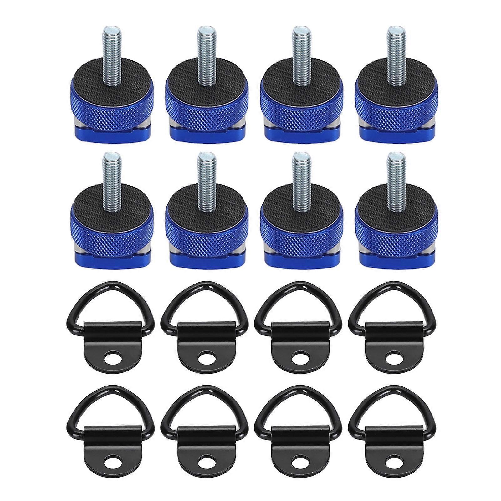 Quick Removal Fasteners for Bronco 8Pcs Thumb Screw Nuts with Pull Rings