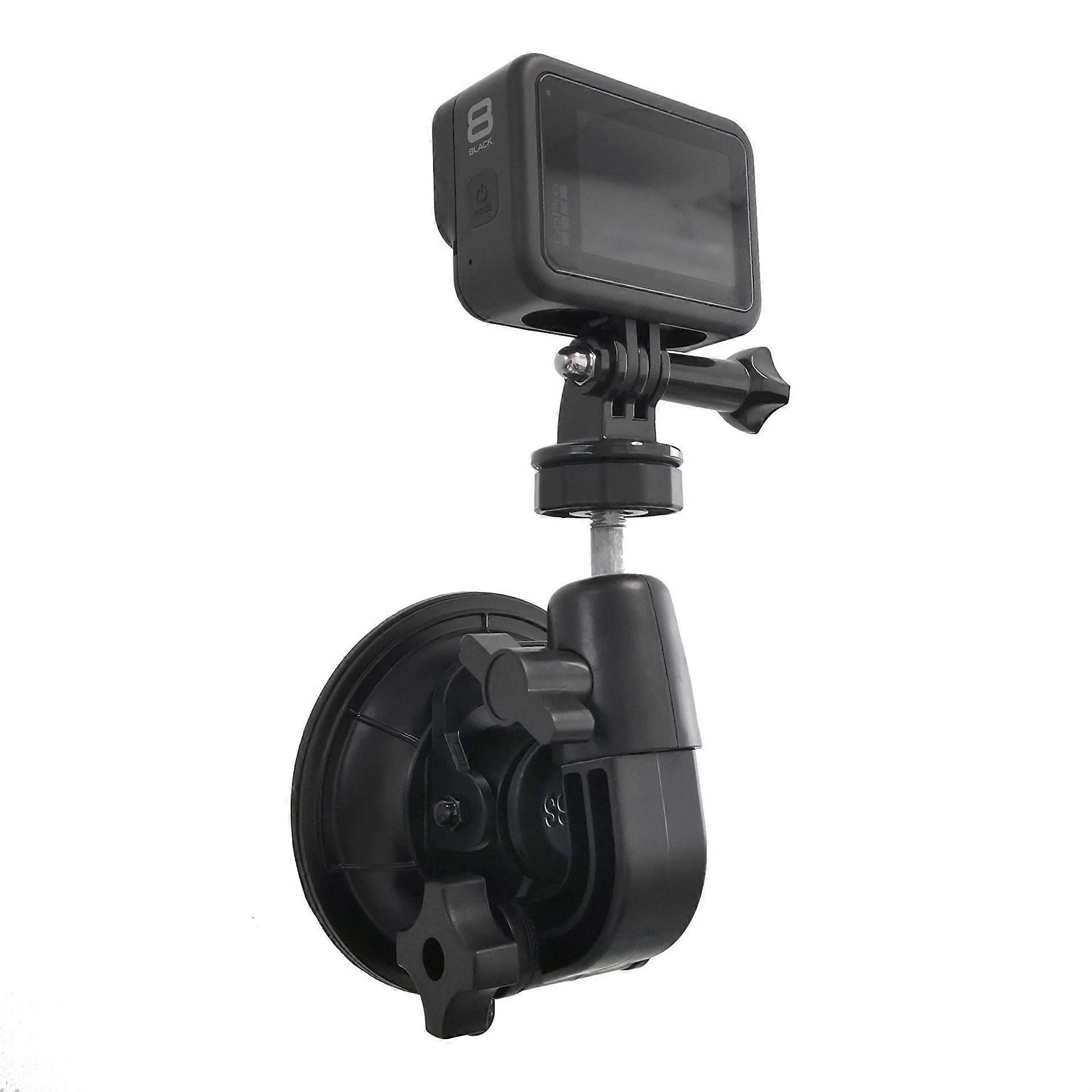 Fixed car mounted large suction cup with adapter, suitable for Gopro, YI, fluorite S1, P2