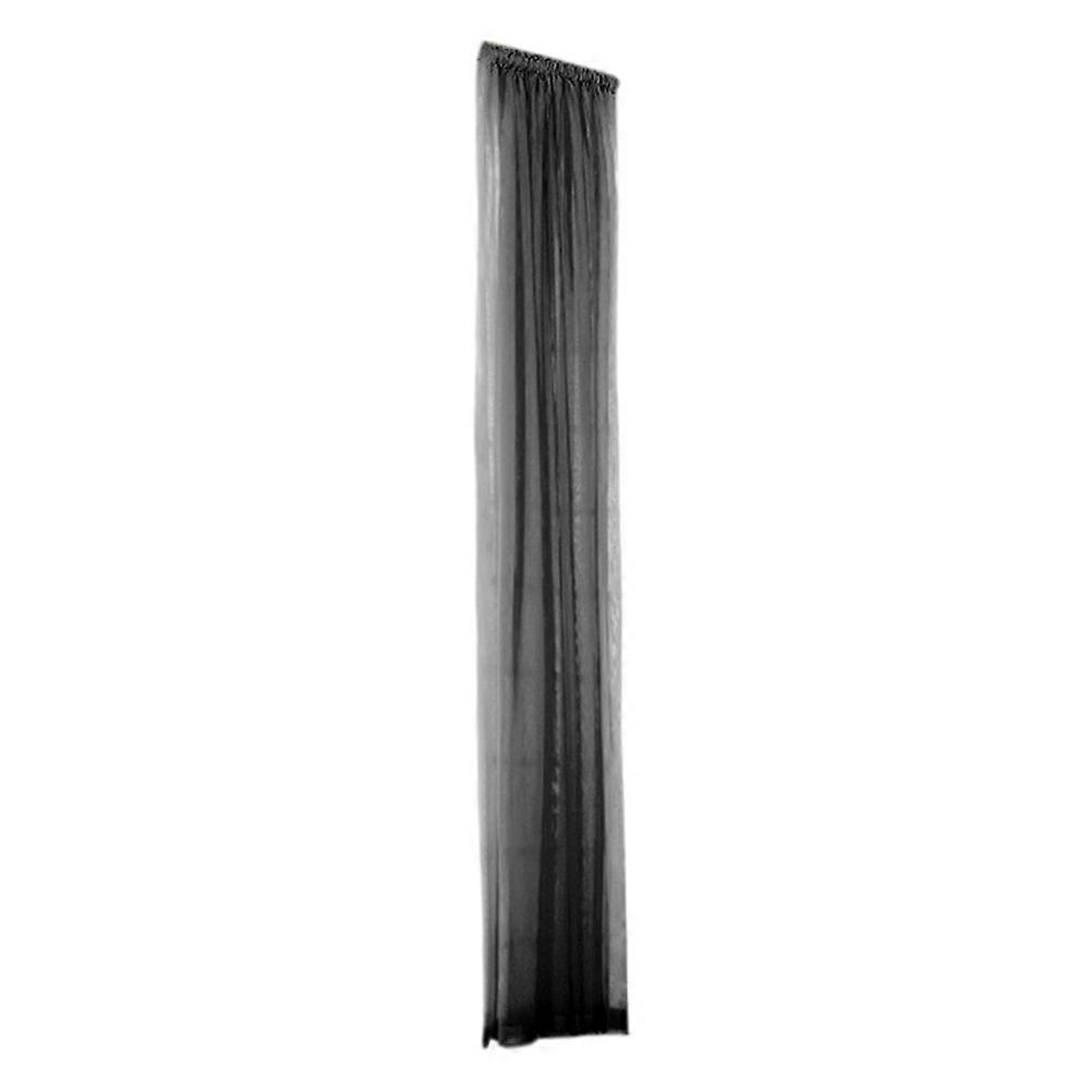 1 PCS Pure Color Door Window Curtain Drape Panel Sheer Scarf Valances