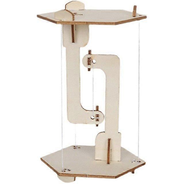 Wooden Anti-Gravity DIY Tensegrity Structure Floating Table Model Toy For Kids Child Novel Physics Balance Bricks Building Block