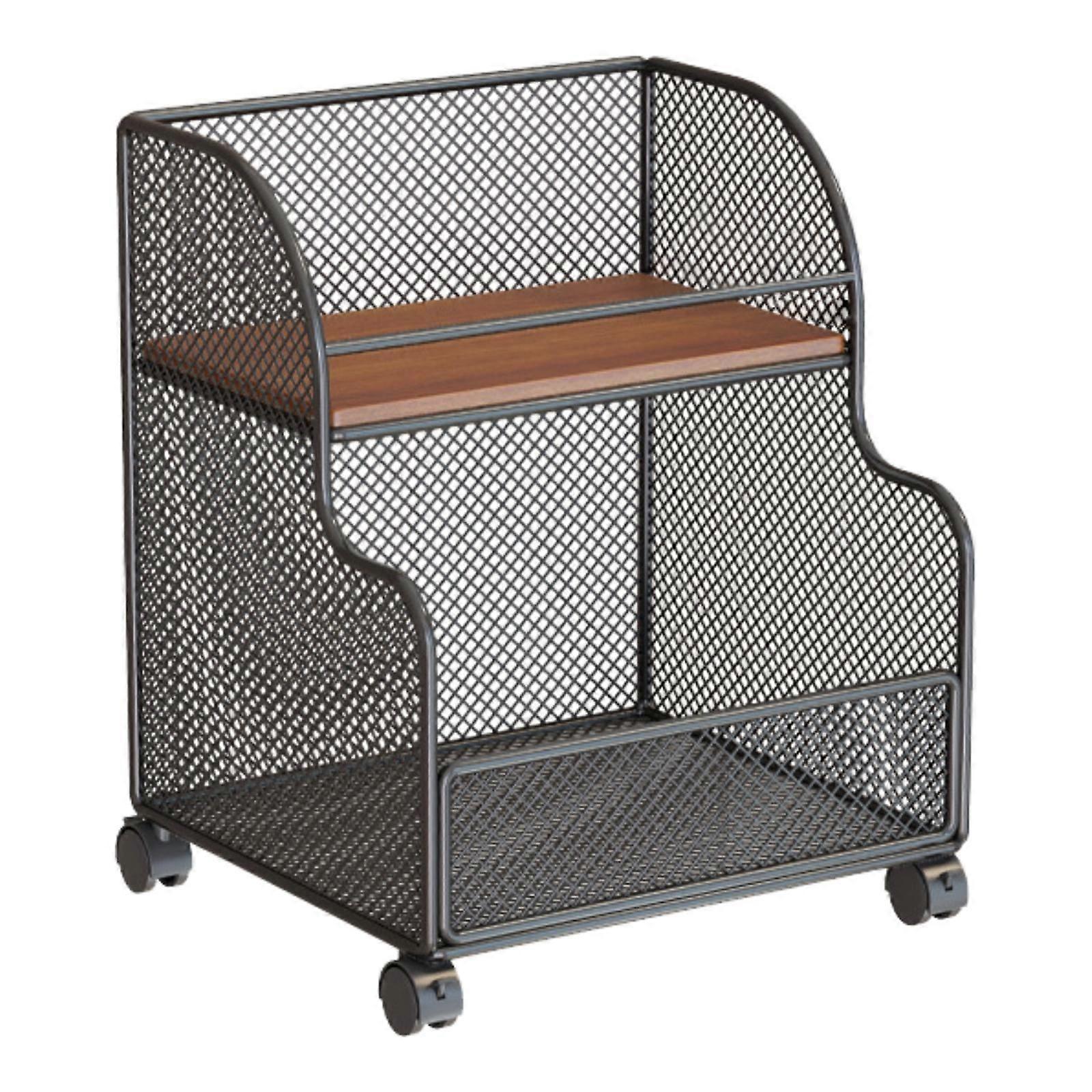 Pod stolem Utility Shelf Iron Storage Rack Organizer pro domácí kancelář Kuchyň