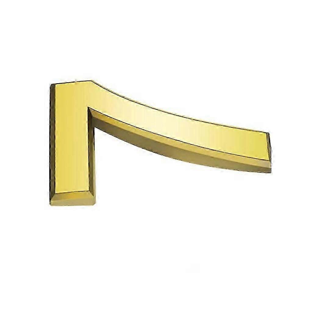 Golden House Numbers Numerical Sign Number Mark Accessories Marking