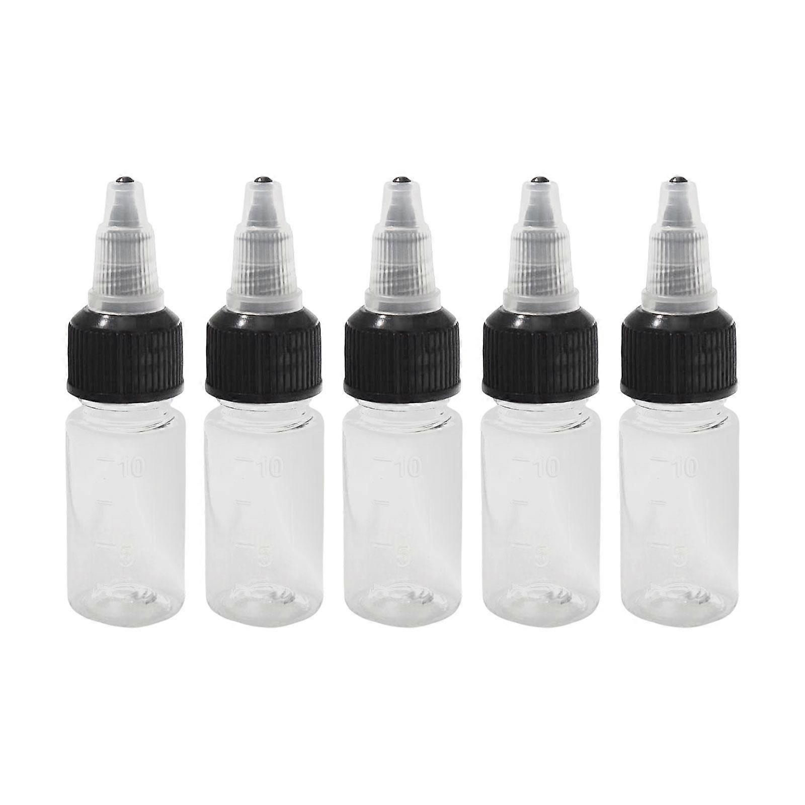 5Pcs Paint Empty Bottle Leak Pointed Dispenser Paint Bottle for Glue dressing