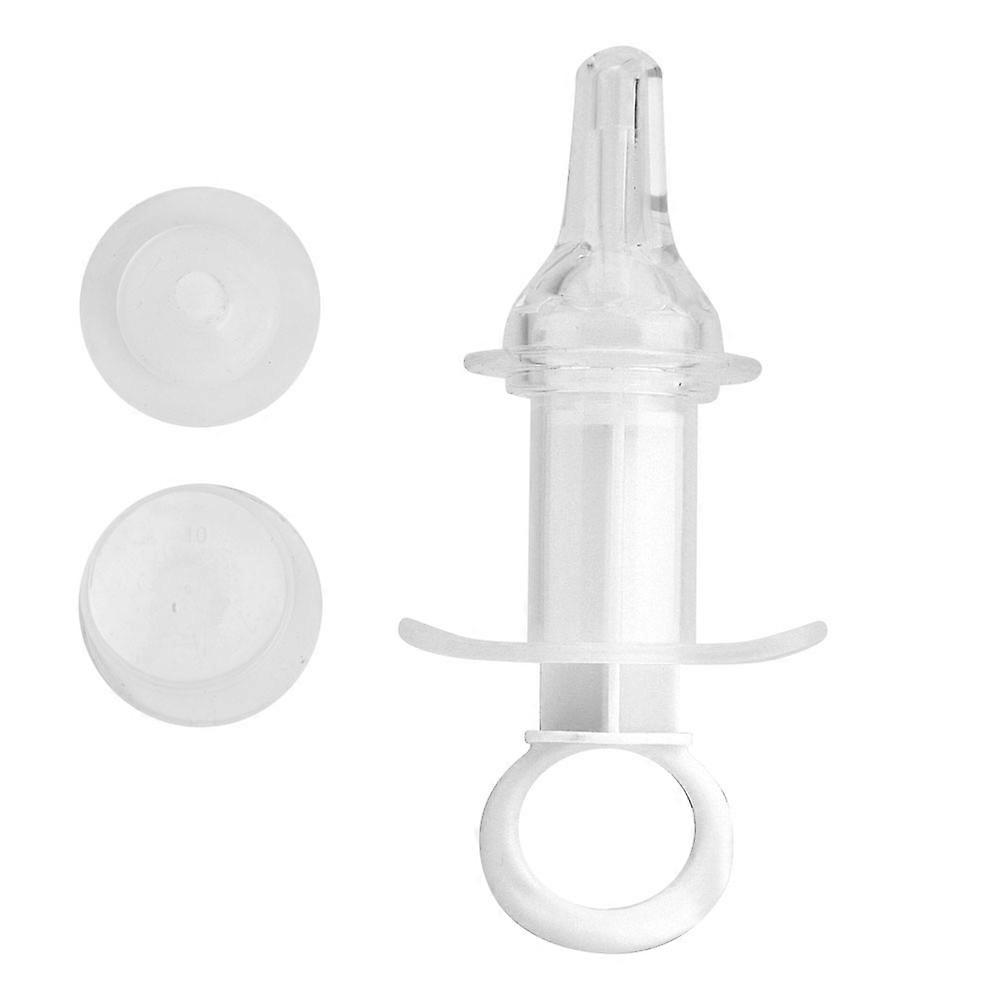 Pet Medicine Feeder Syringe for Infants, 10ml Plastic Dispenser for Liquid Medication, Easy to Use and Clean